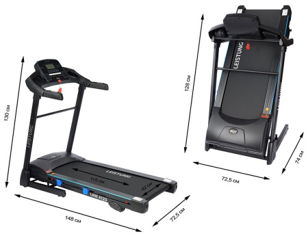 Беговая дорожка LEISTUNG LINE A120