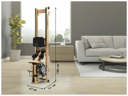 Гребной тренажер UnixFit Wood