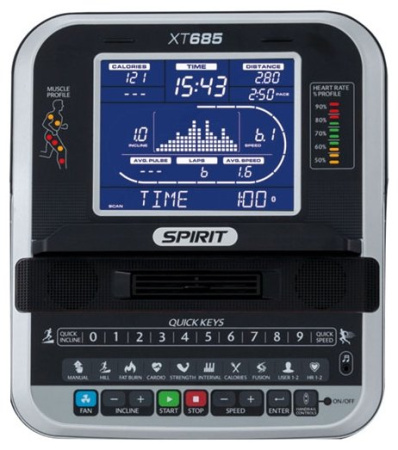 Электрическая беговая дорожка SPIRIT XT685 DC