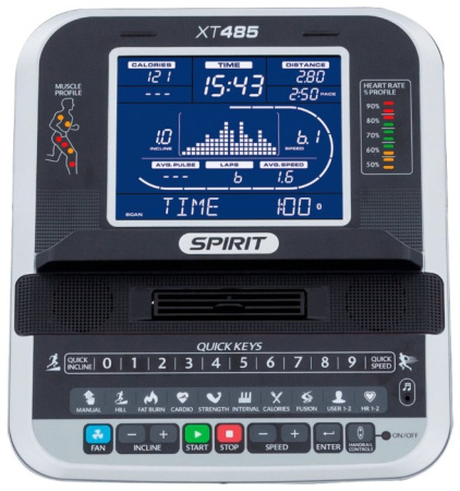 Электрическая беговая дорожка SPIRIT XT485 (2017)