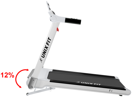 Беговая дорожка + набор для фитнеса UnixFit Hi-tech F1 Arctic Ice