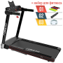 Беговая дорожка + набор для фитнеса UnixFit Hi-tech F1 Dark Storm