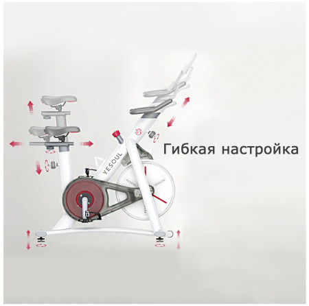 Вертикальный велотренажер YESOUL Smart Spinning bike V1 Plus